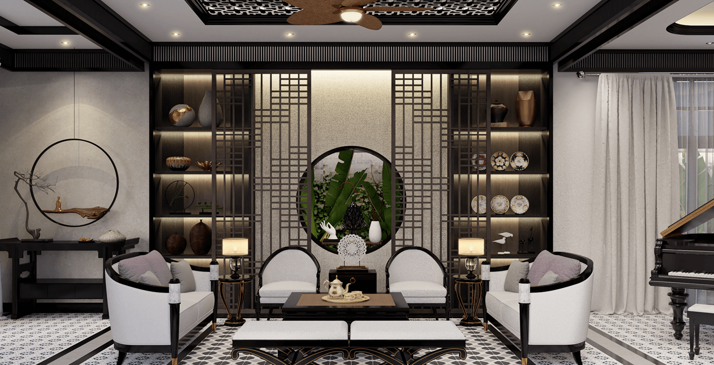 Indochine - Phong cách thiết kế nội thất giao thoa phương Đông và Tây